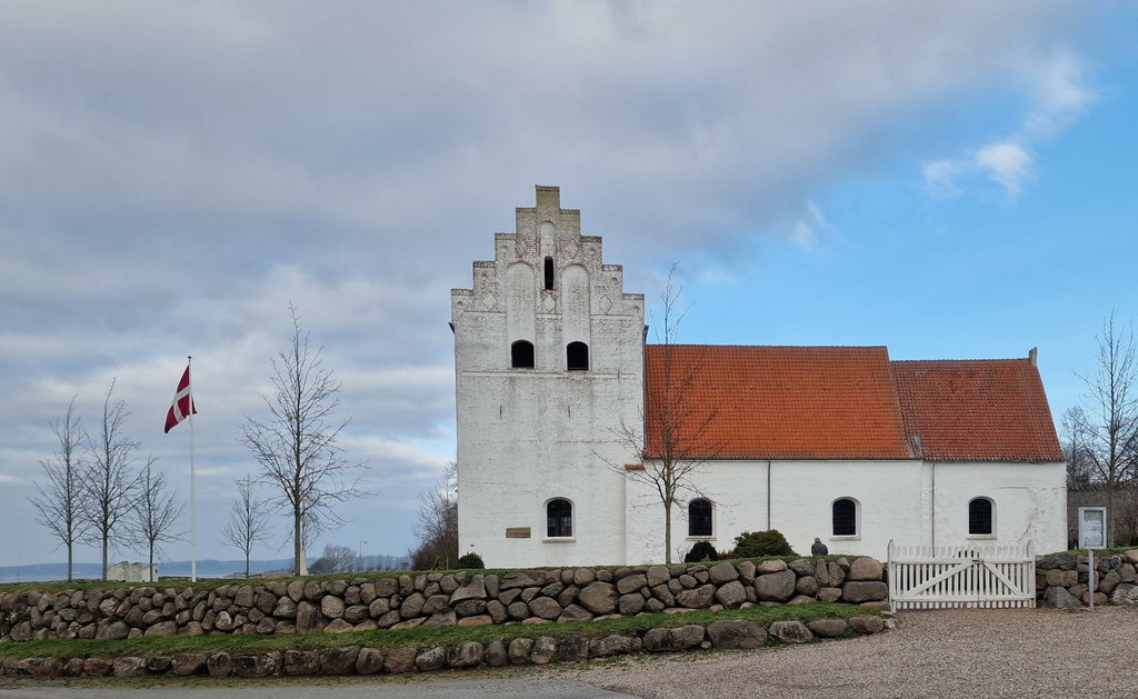 Kølstrup Kirke set fra Kølstrup Bygade