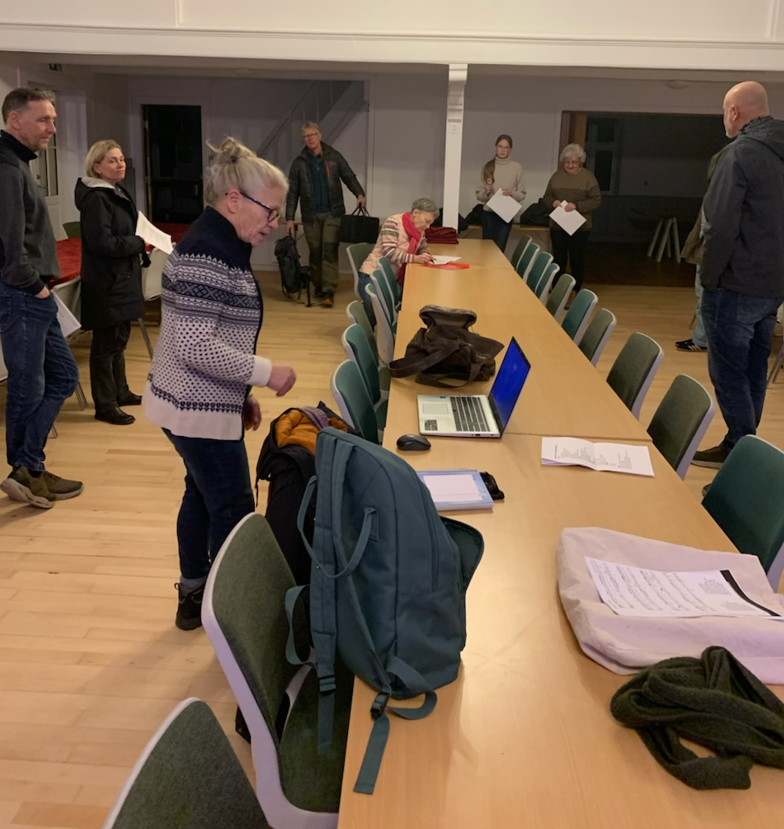 Dilettantgruppen øver.