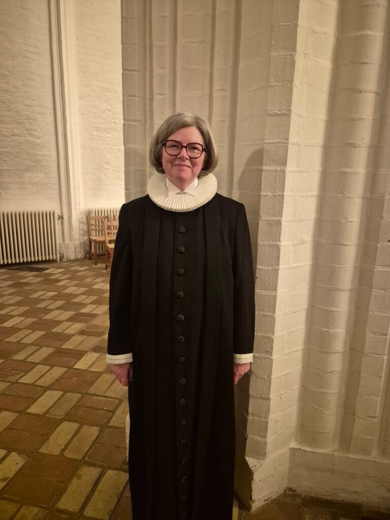 Den nye vikarpræst i Kølstrup Sogn, Birgitte Bruun Borring