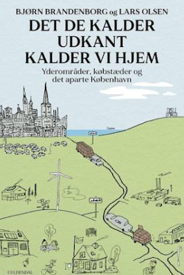 Forside af bogen "Det, de kalder udkant, kalder vi hjem" af Bjørn Brandenborg og Lars Olsen